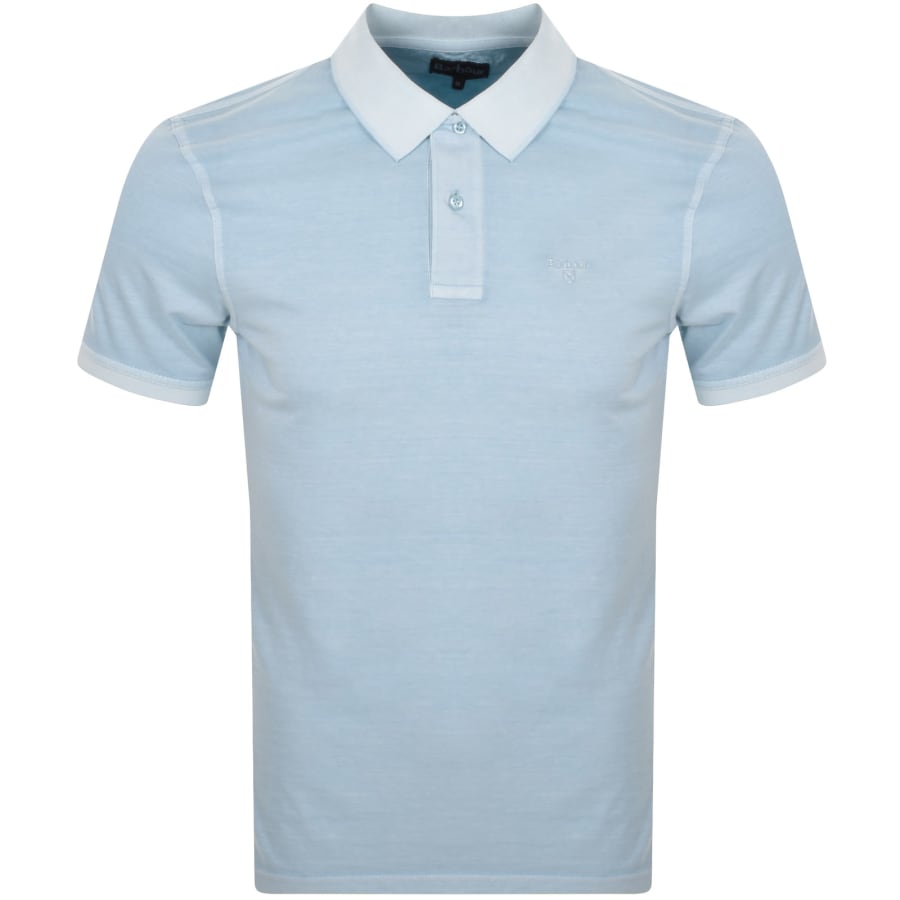 Barbour Terra Dye Short Sleeve Polo Blue